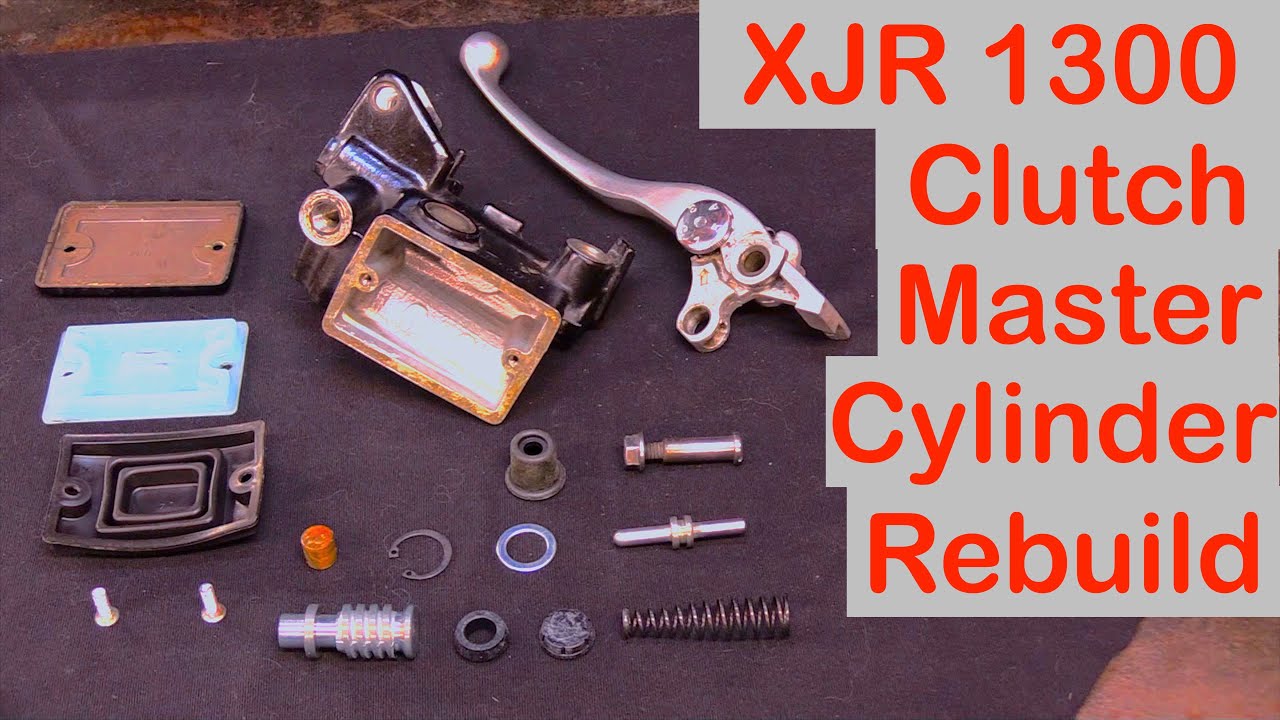 Yamaha XJR 1300:-  Clutch Master Cylinder Restoration !