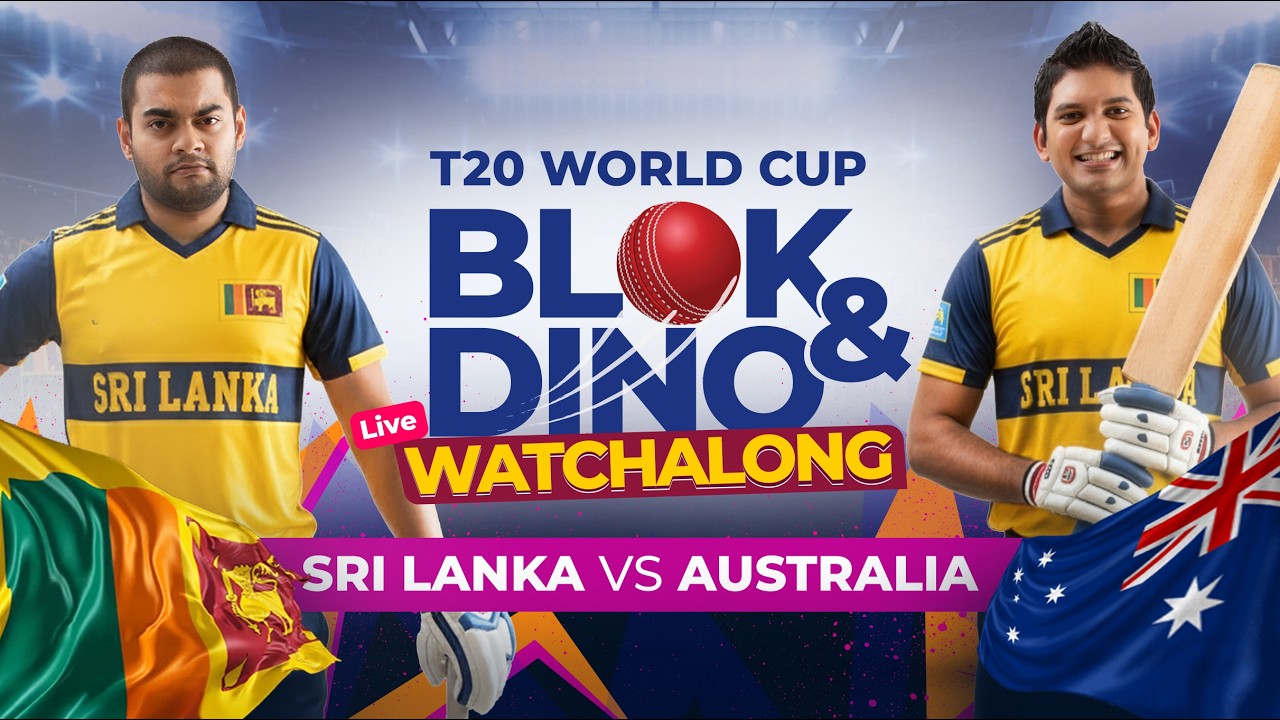 SL vs AUS | T20 World Cup 2026 | Live Watchalong with Blok & Dino