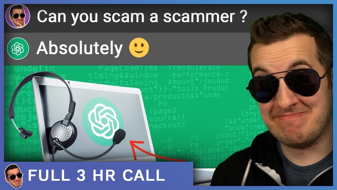 Using ChatGPT to Call Scammers  - [full 3 hrs]