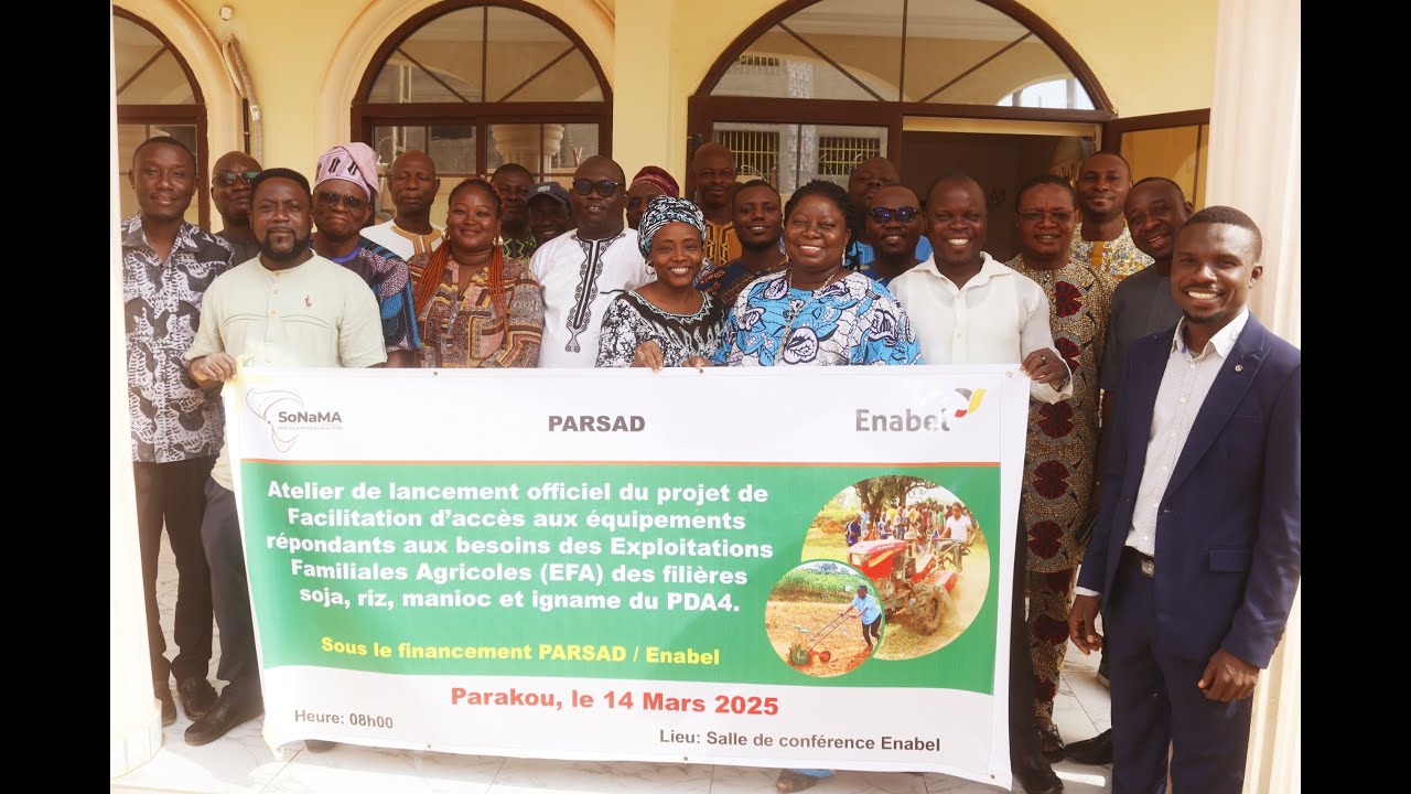 Atelier de lancement du projet de facilitation d’accès aux équipements agricoles | SoNaMA x Enabel