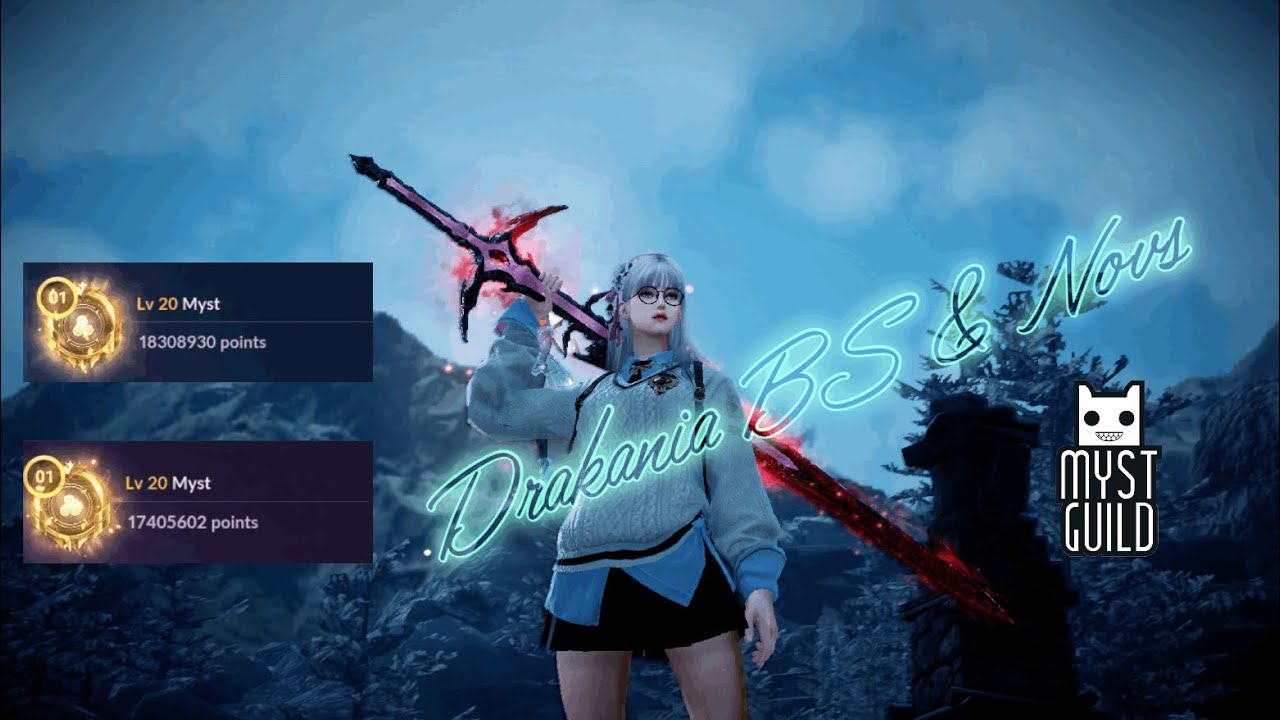 Black Desert Mobile - [Gameplay]  Drakania After buff BS & NOVS