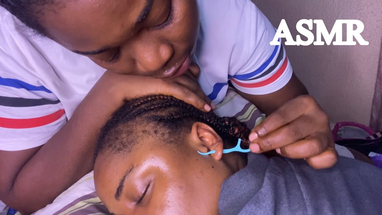 ASMR✨DENTAL FLOSSING YOUR DIRTY EARS WHILE YOU FALL ASLEEP