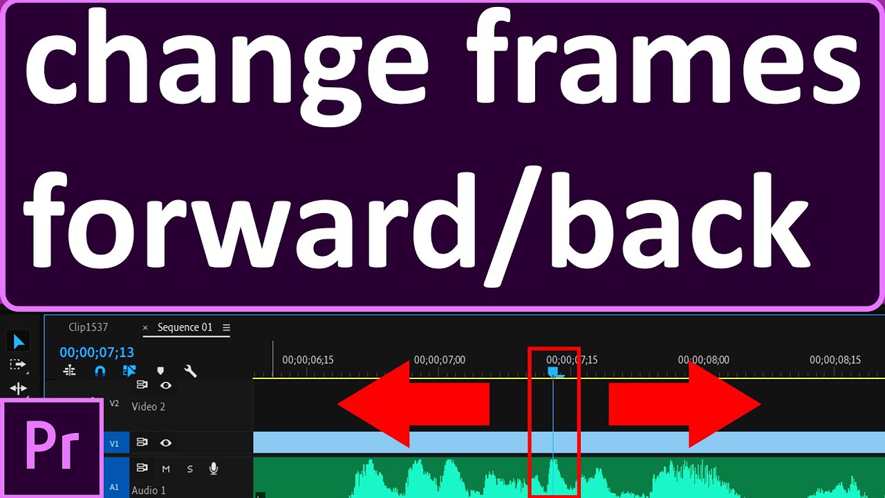 How to change the step forward or back frames in Premiere Pro