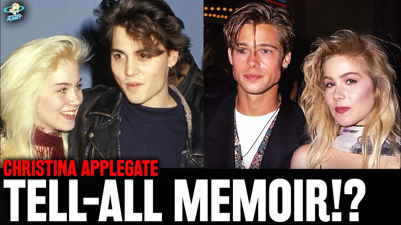 WAIT… Christina Applegate Ditched Brad Pitt?! Her Johnny Depp OBSESSION Is Even Wilder!