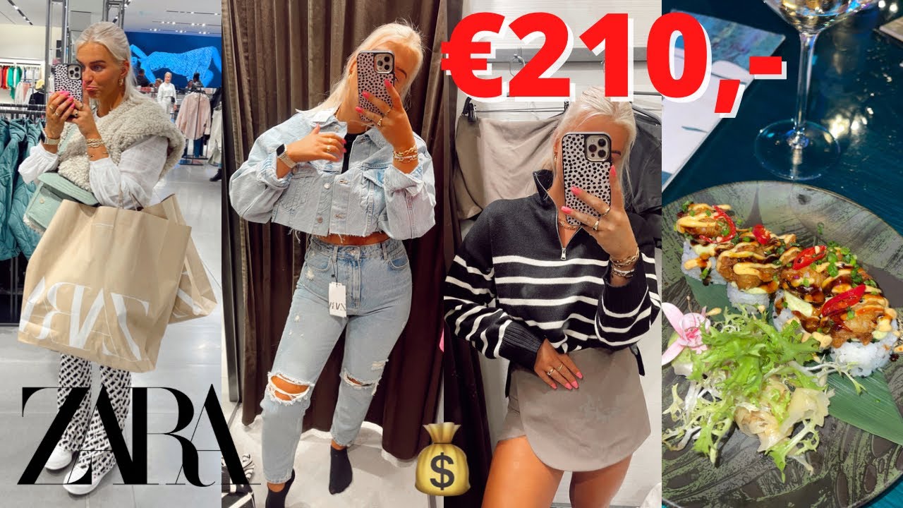 ZARA PASHOKJES SHOPLOG!🛍🥰TEVEEL GEKOCHT!💰🥵URBAN STREETFOODBAR!🍴🍣#DailyMzlanie