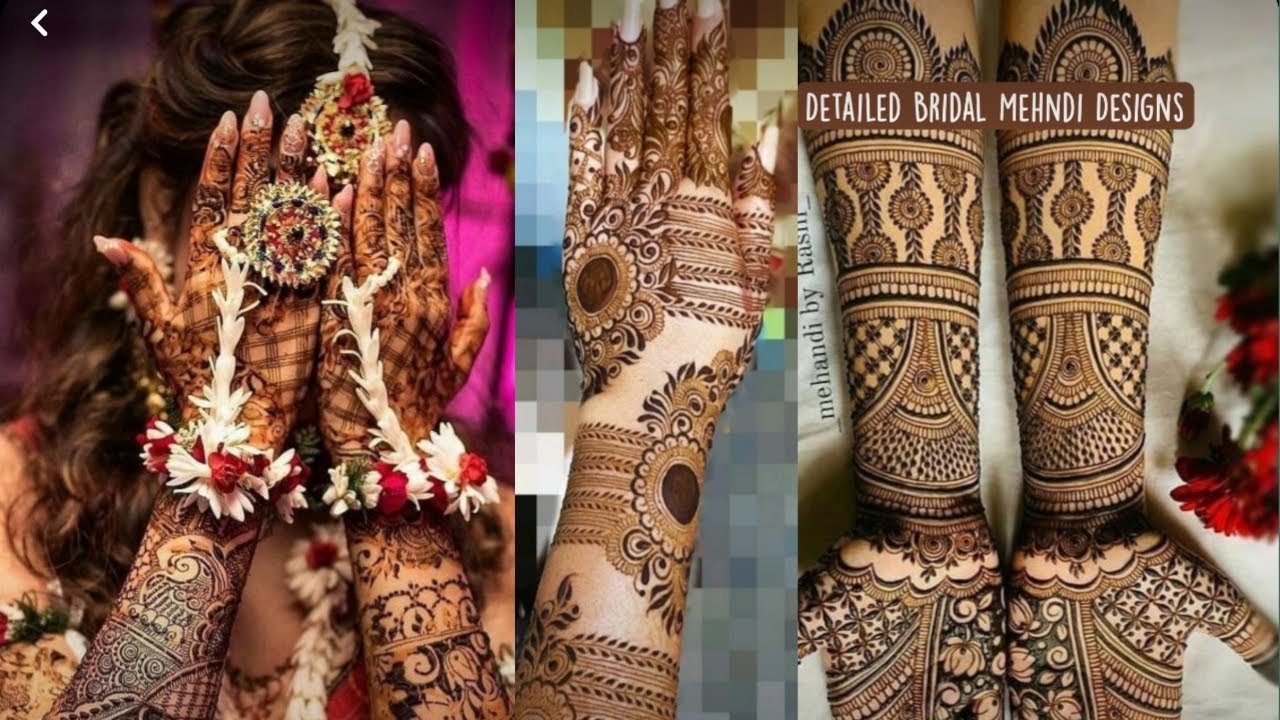 New bridal mehndi designs 2022| Indian bridal mehndi design 2022| viral henna ideas||ayesha khan