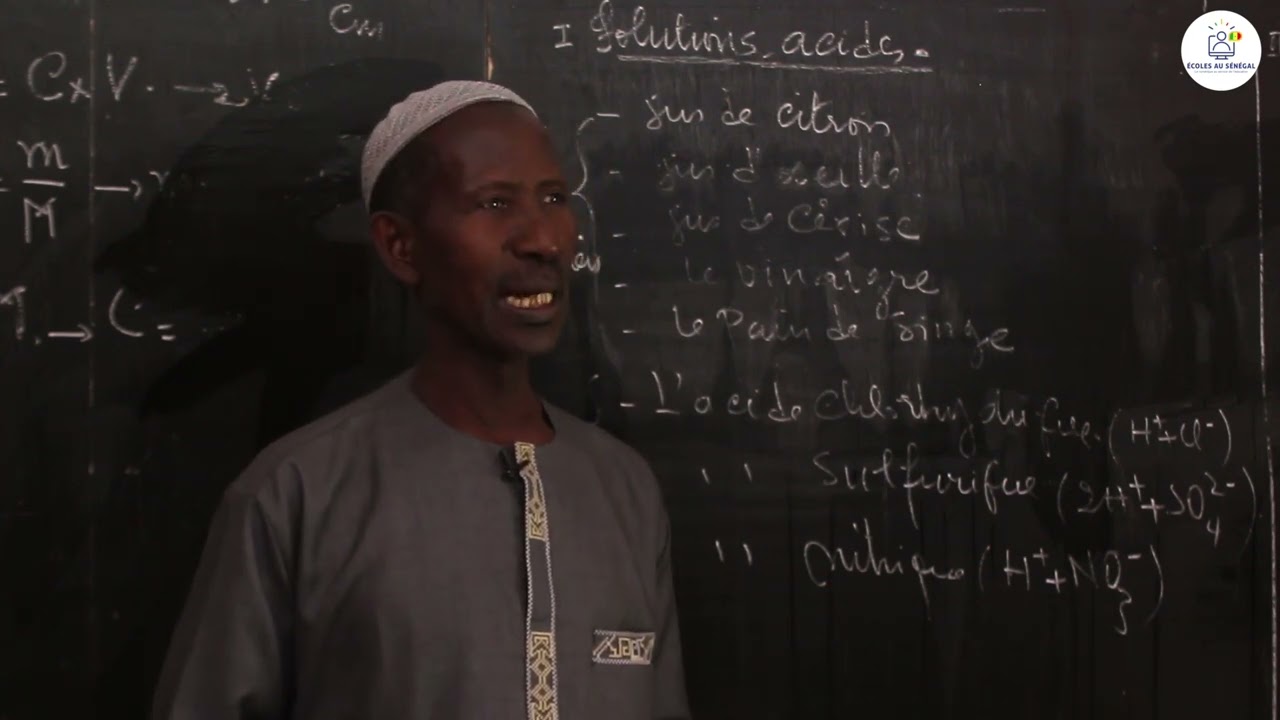 Cours - Troisième - PC:  Chimie  / Solutions acides et Solutions basiques /  M. Ndiaye