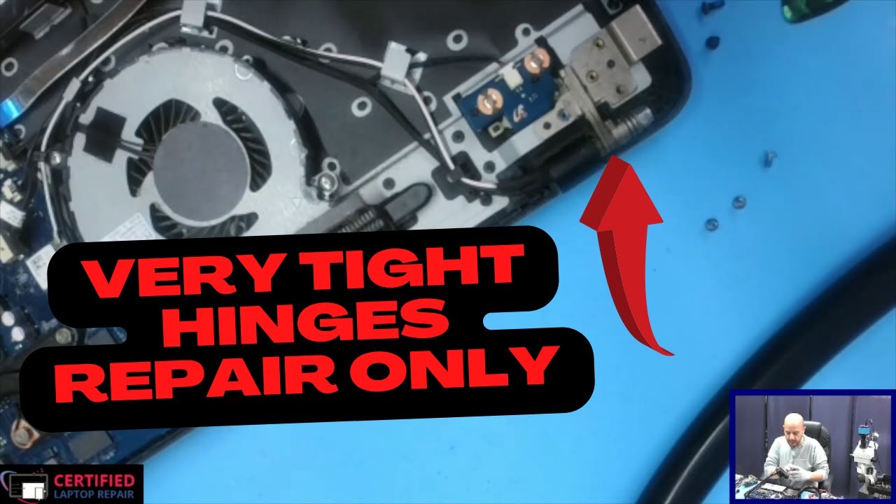 Laptop tight hinges repair only