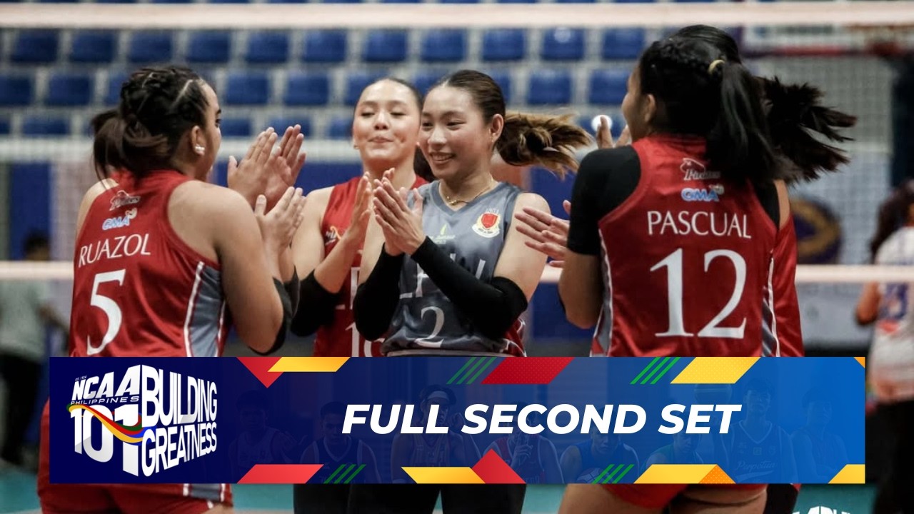 FULL SECOND SET - Arellano Lady Chiefs vs LPU Lady Pirates | NCAA Season 101