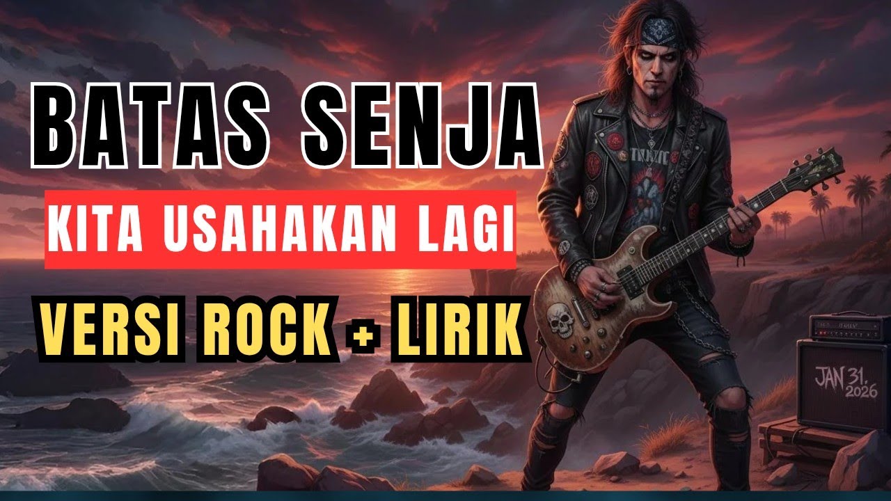 BATAS SENJA - KITA USAHAKAN LAGI | LIRIK + VERSI ROCK