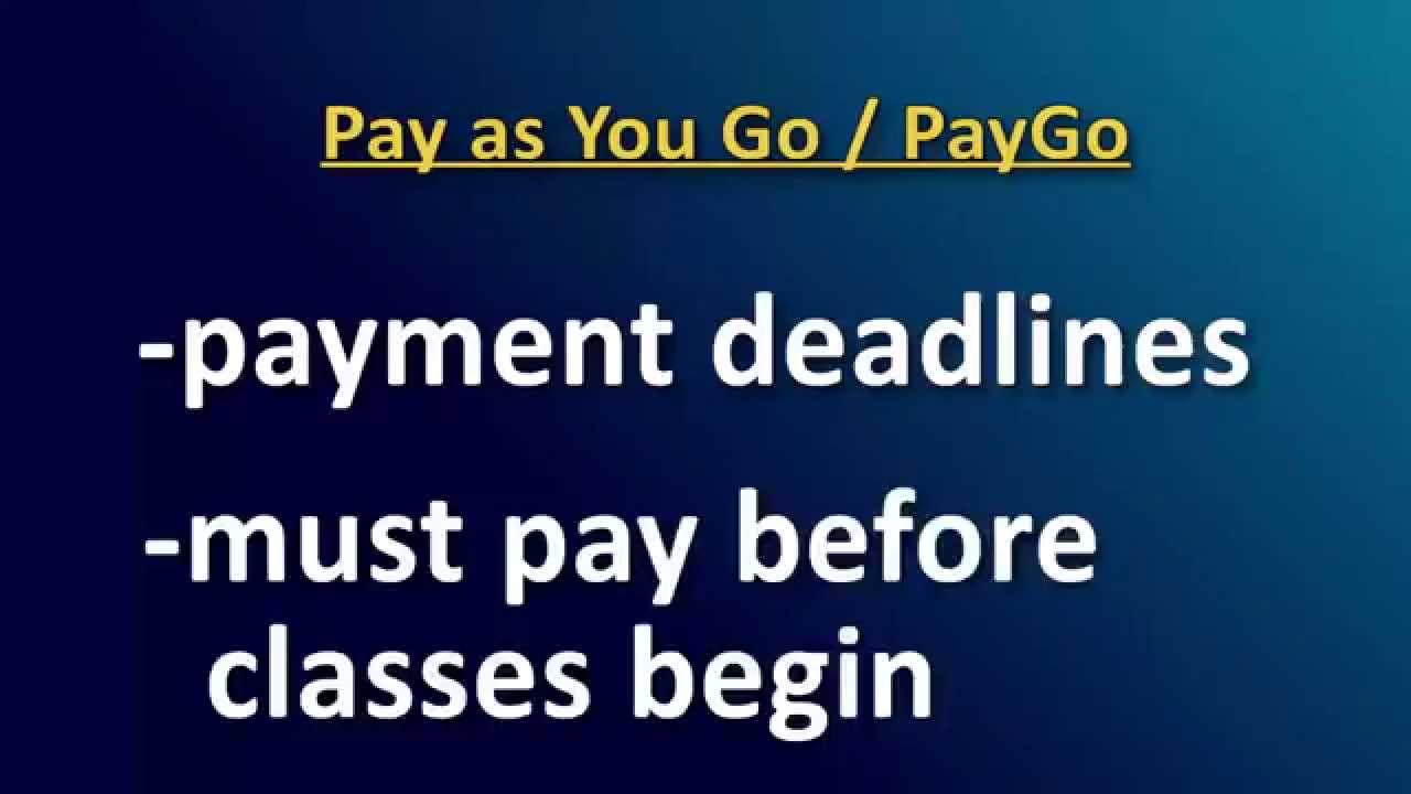 Payment Plans and Deadlines