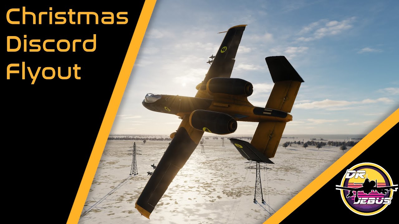 Очень рождественский полет на сервере DCS Contention.