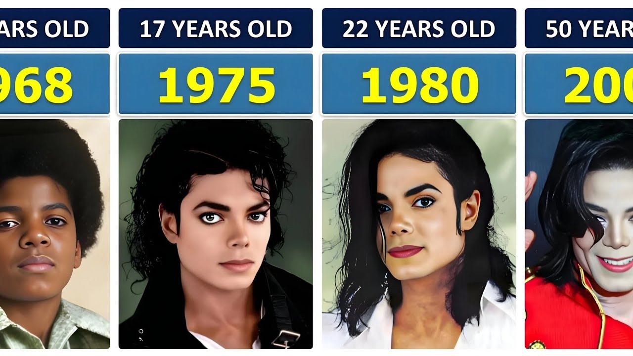 Michael Jackson Transformation From 1 to 50 Years Old (1958–2009) | King of Pop Evolution