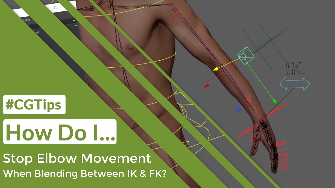 #CGTip | How Do I Stop Elbow Movement When Blending Between IK & FK?