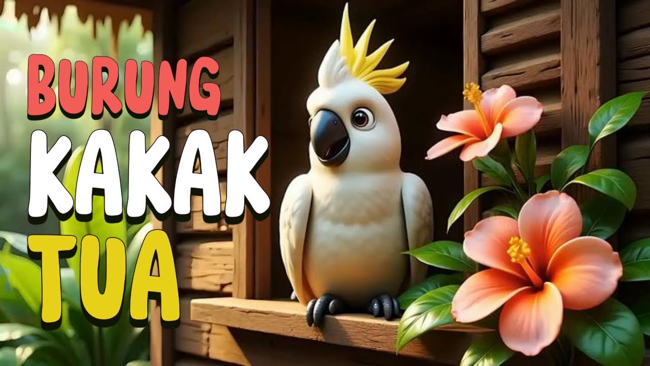 Burung Kakak Tua - Lagu Anak Populer | Versi Animasi 3D Lucu & Edukatif