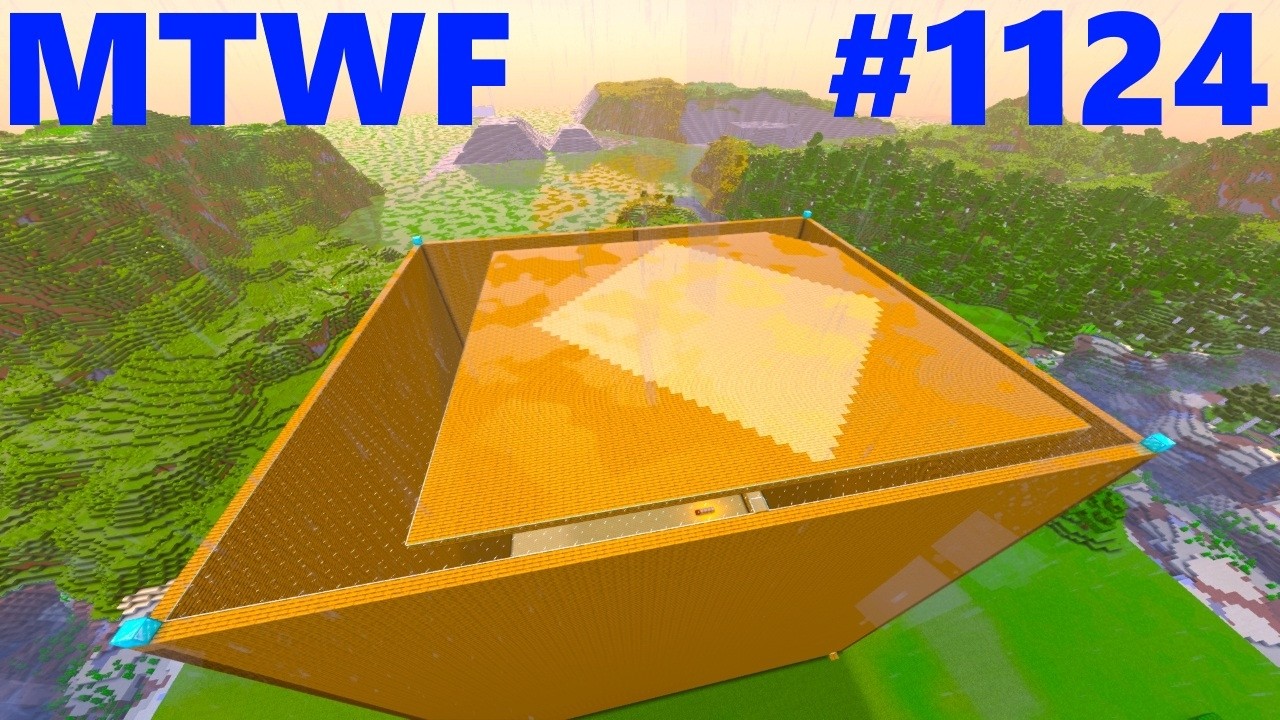 Minecraft - making the world flat 1124