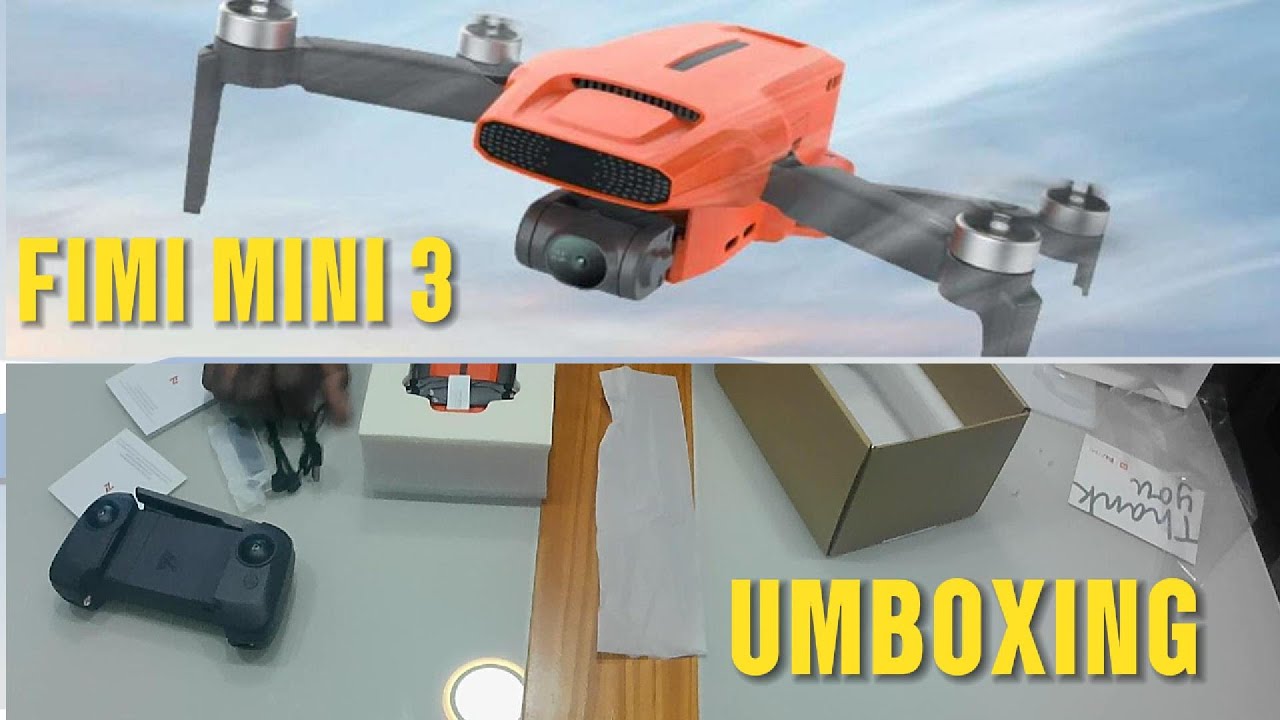 FIMI MINI 3- Umboxing : Sensor 4K de 1/2