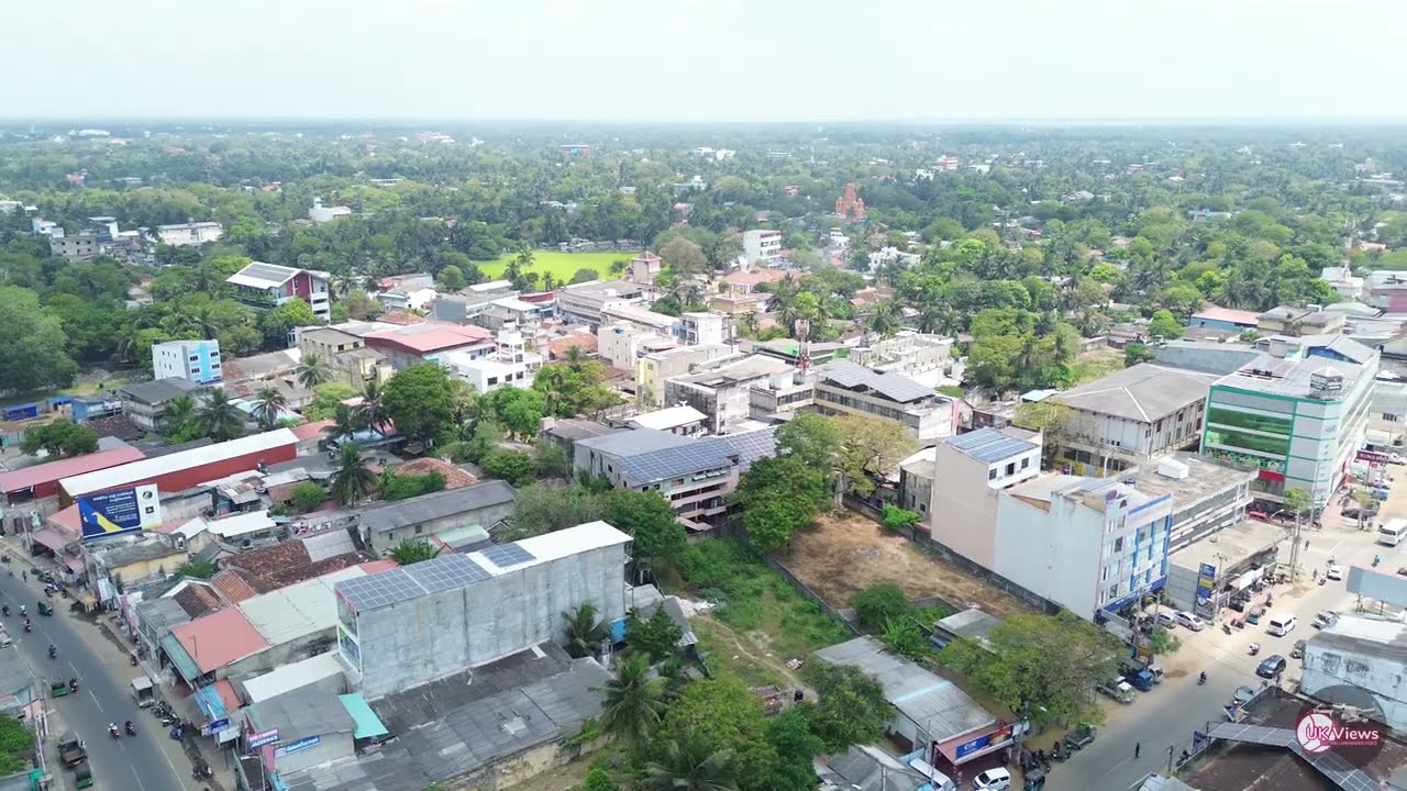 UK Views @ Jaffna Market Area (Jaffna Town, Sri Lanka) | Drone Aerial Relaxation 4K UHD Video