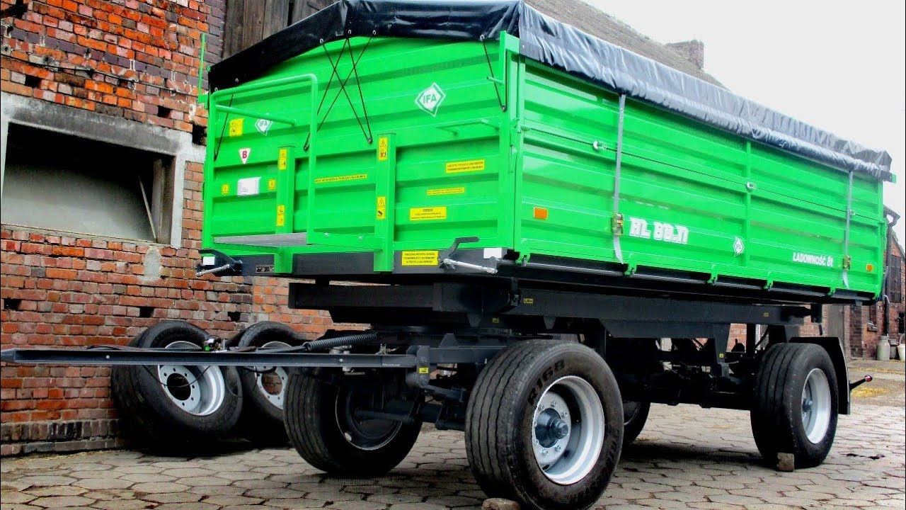🔥Nowy nabytek na żniwa 2019🔥Czyli Przyczepa Hl-8011 (8 ton) w GrDudziak.