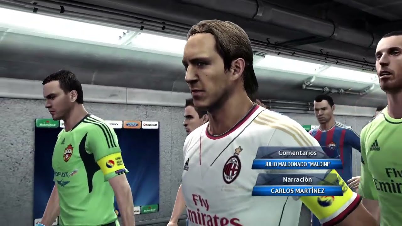 PES 2013 UEFA CHAMPIOS LEAGUE JORNADA 2  A C MILAN VS PFC CSKA MOSKVA