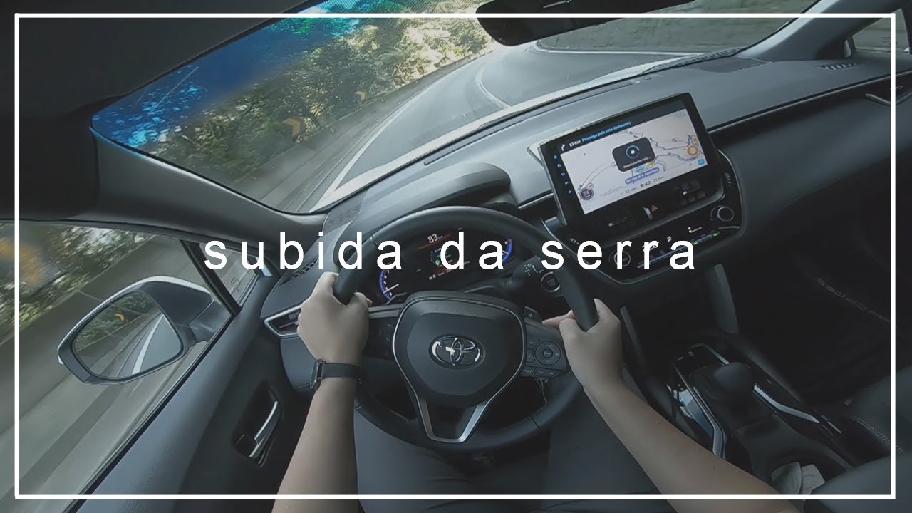 SUBINDO a SERRA a bordo do TOYOTA COROLLA CROSS XRE 2023! | Acelera FORTE?! 🚀