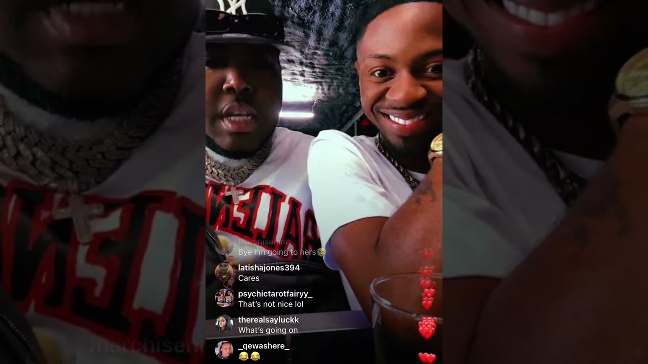 Santana and Mitch (iamhairphysician) are outside 🔥IG live April,23 2023