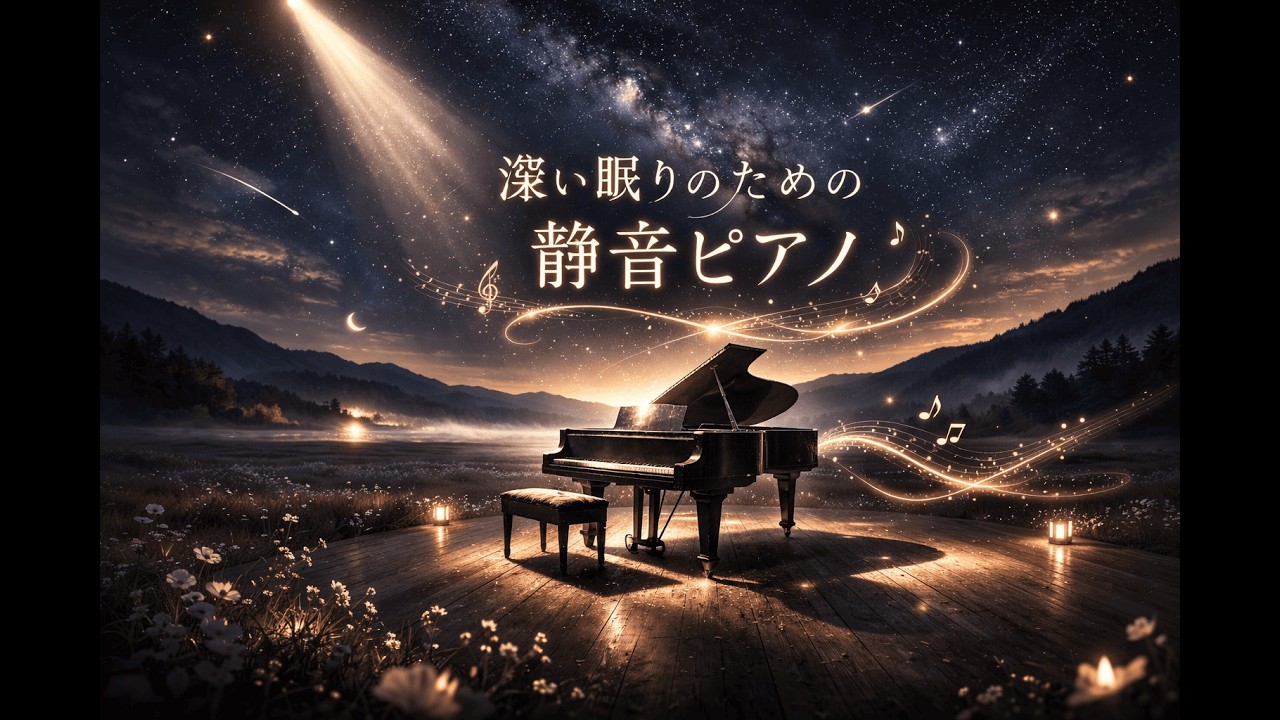 Night Piano for Better Sleep 不眠対策ヒーリングピアノ【ピアノ】#2