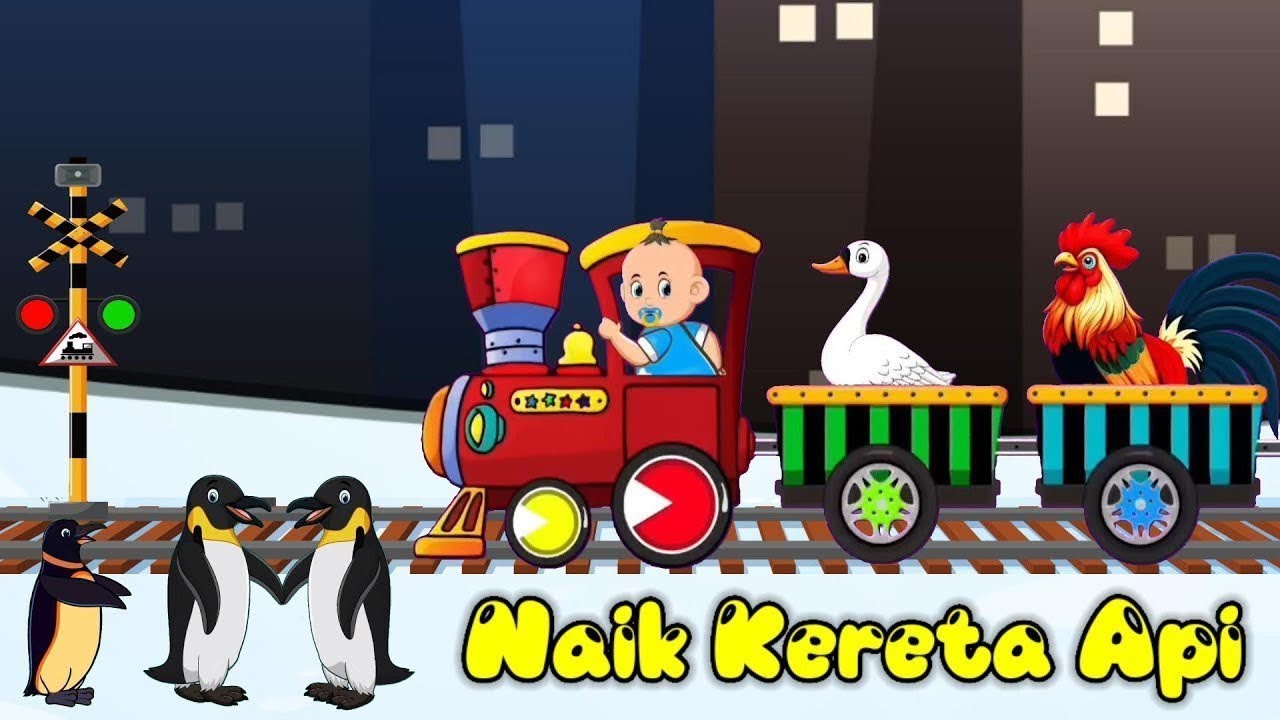 Naik Kereta Api - Lagu Anak Lucu - Lagu Anak Terpopuler