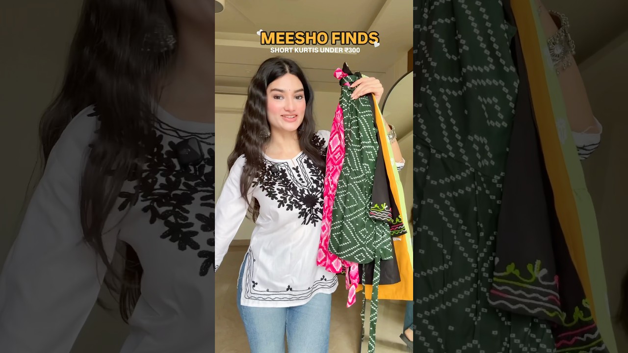Meesho finds : short Kurtis under ₹300 🪷🦚 #shortkurti #kurtis #meesho #meeshofinds #meeshohaul