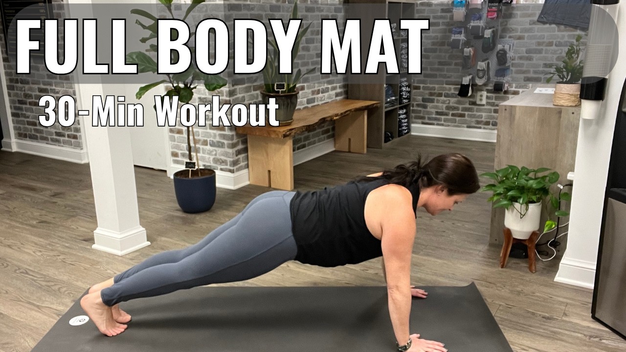 Full Body Pilates Mat Workout | 30 Minutes