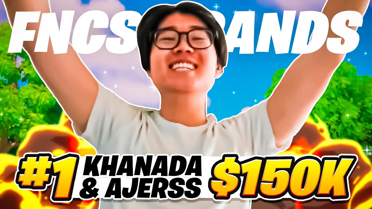 1-Е МЕСТО ГРАНД-ФИНАЛ FNCS ($150 000) + FACECAM 🏆 | Ханада