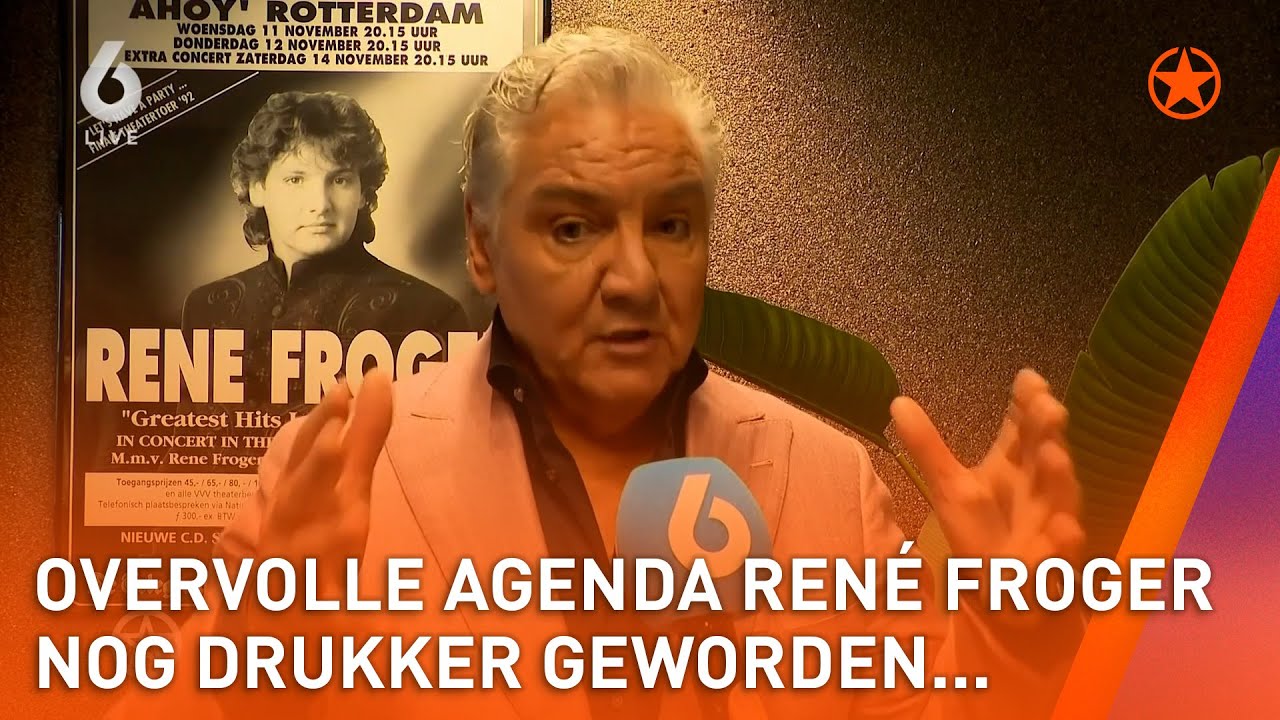 RENÉ FROGER gaan naast zijn tv-werk en TOPPERS IN CONCERT nog een NIEUWE UITDAGING aan | SHOWNIEUWS