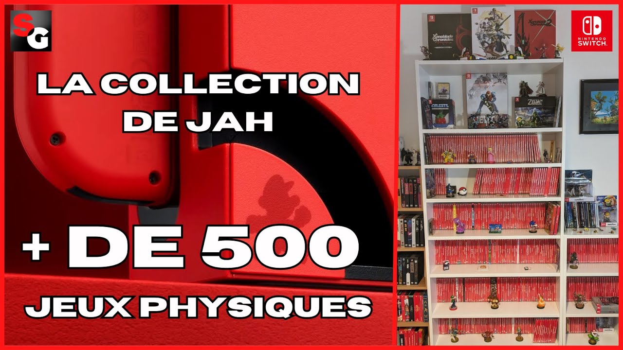 + de 500 jeux physiques sur Nintendo Switch - La collection de Jah Stobbart