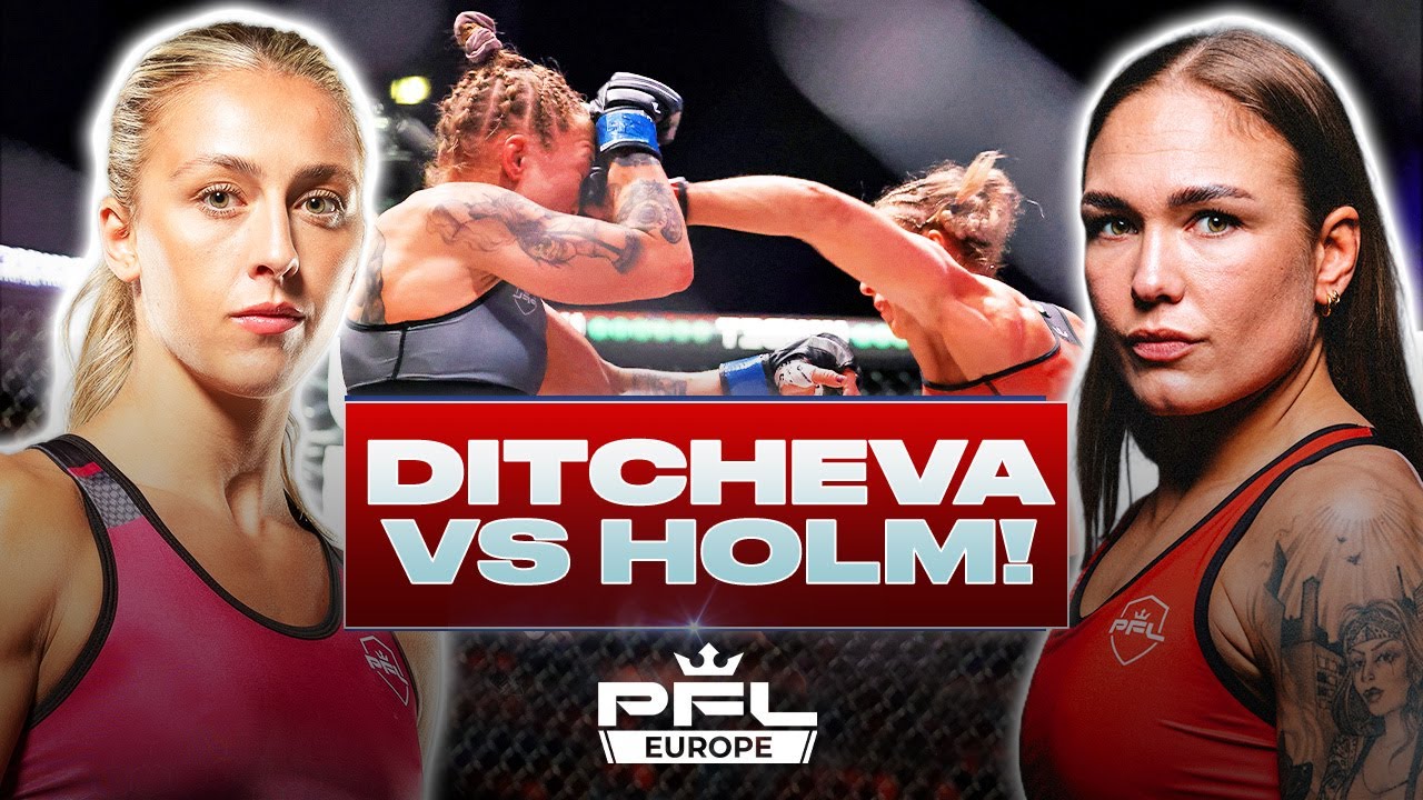 NO COMMENTARY FIGHT! | Dakota Ditcheva v Cornelia Holm | Full Fight | PFL Europe 3 2023