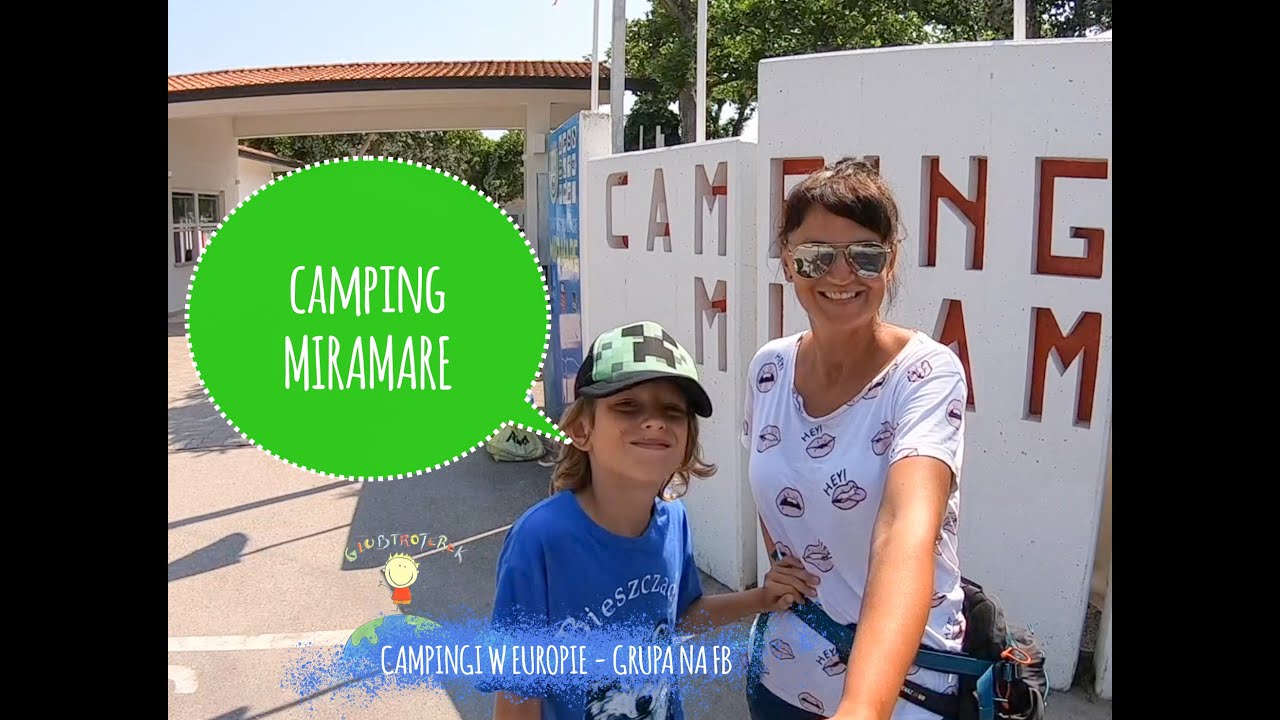 Camping Miramare Chiogia Włochy - plaża, basen, domki, parcele, sanitariaty, infrastruktura