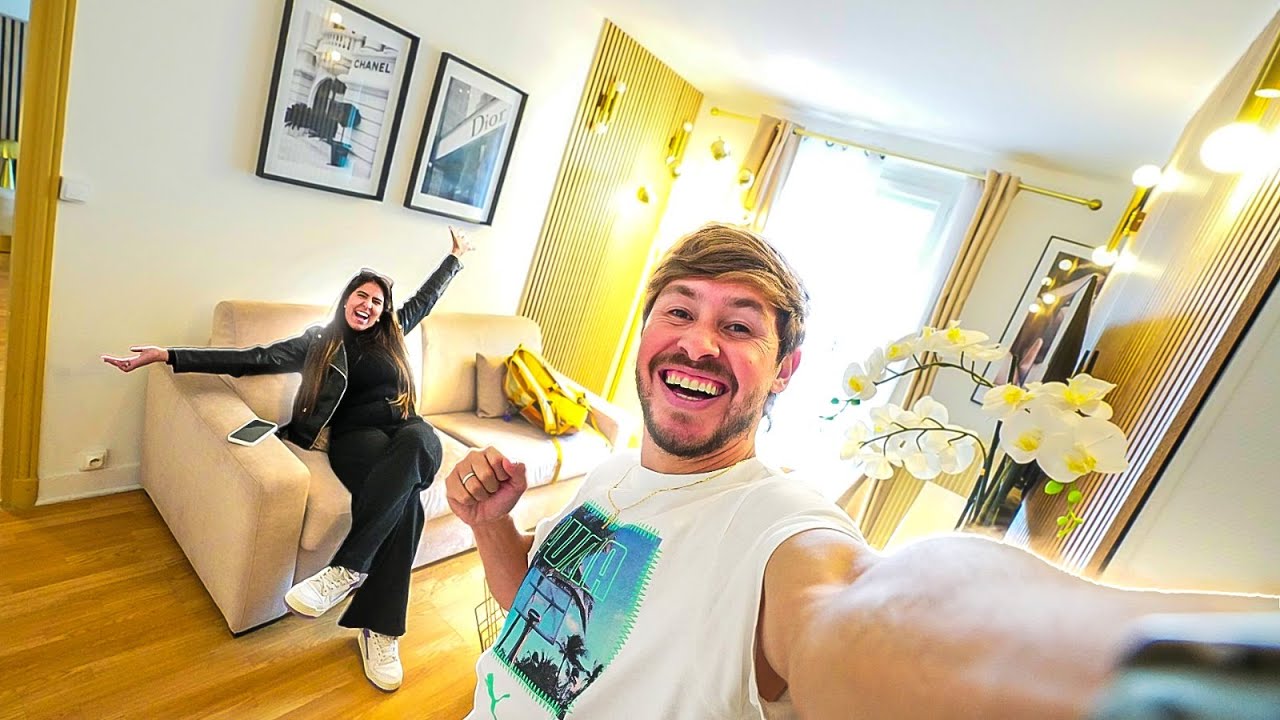 ESSA É NOSSA NOVA CASA EM PARIS