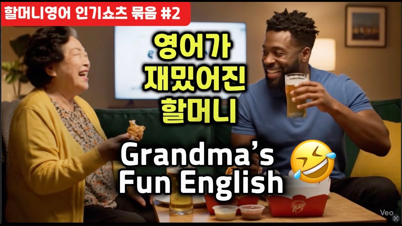 할머니 영어 레전드🤣 인기 쇼츠 묶음 60편 몰아보기 | 천천히 반복듣기