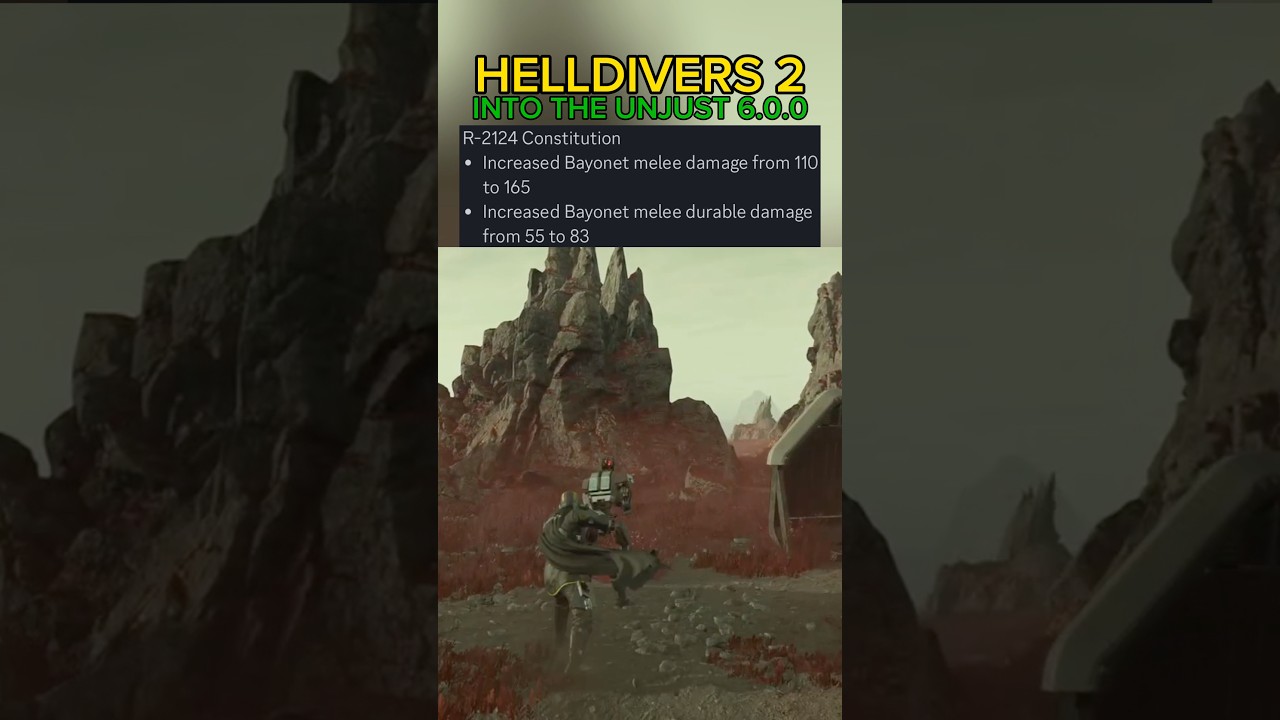R-2124 Constitution BUFF After Patch Update 6.0.0 - Helldivers 2