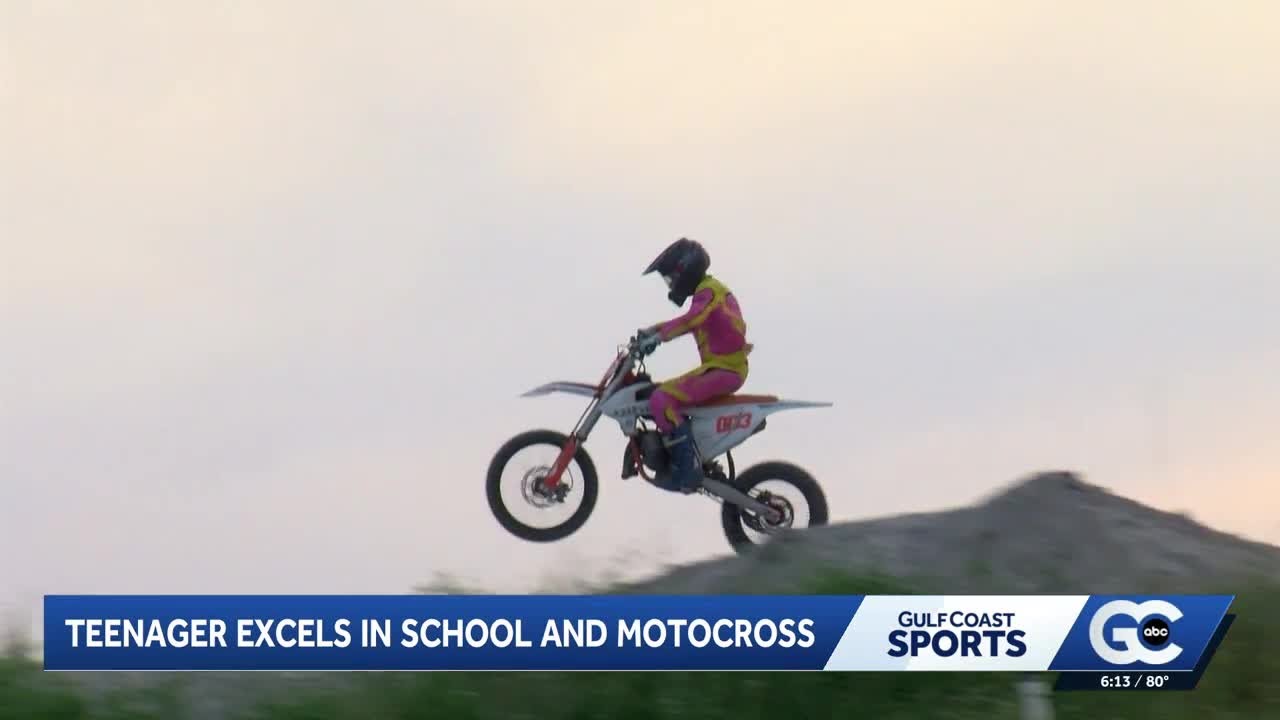 Southwest Florida teenager excels in Motocross and the classroom