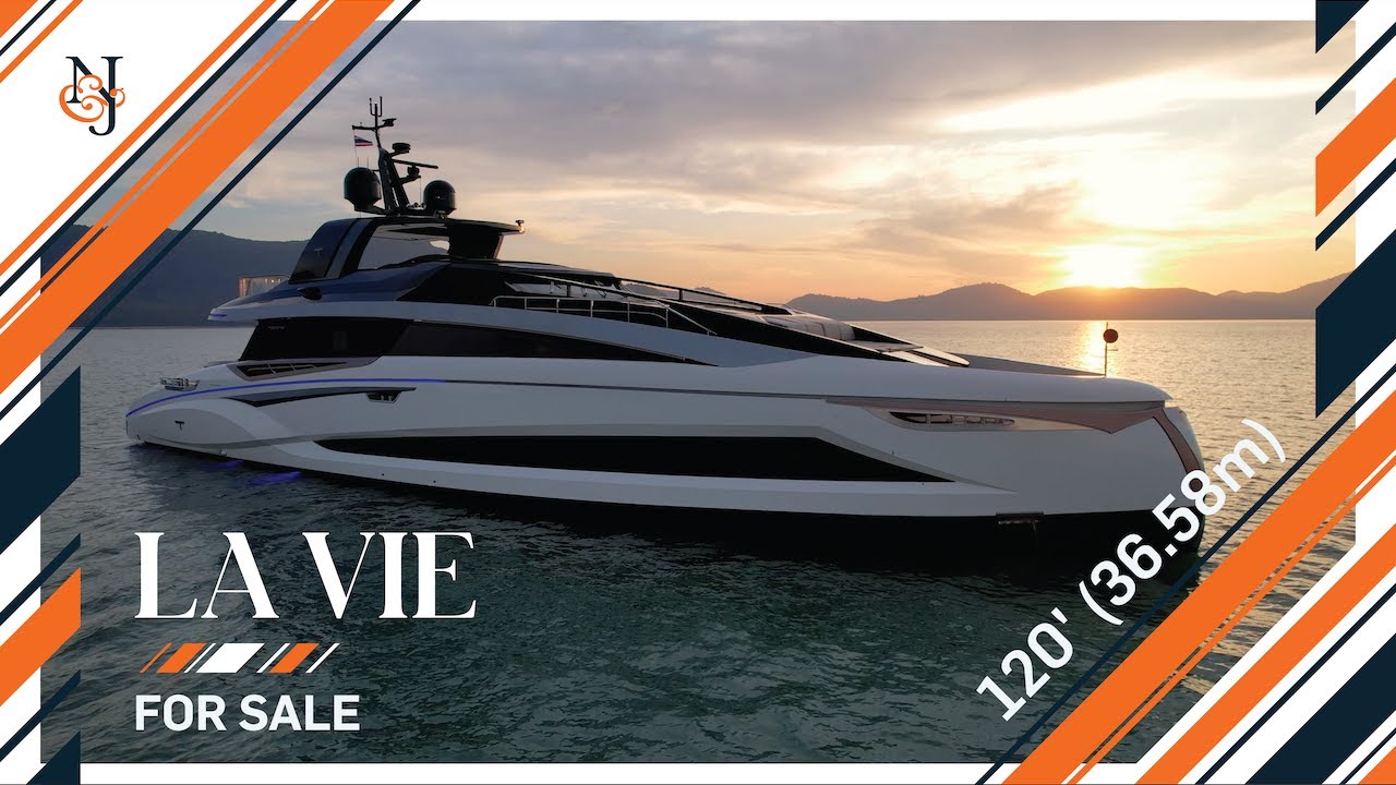 LA VIE 120' (36.58m) Tecnomar Yacht for Sale