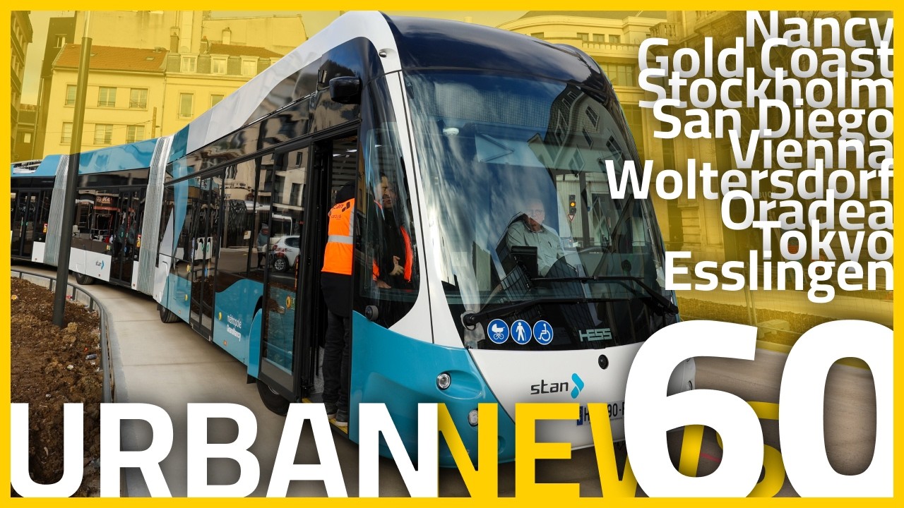 Nancy Trolleybus Opened | San Diego Tram Upgrade | Woltersdorf Farewell to Gotha | Urban News 60