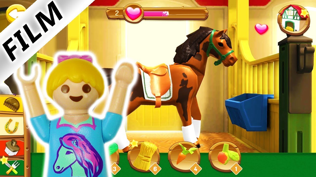 Playmobil Film deutsch | Hannah reagiert auf die Playmobil Reiterhof App | Kinderserie