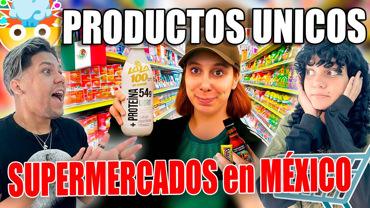 ¡ASOMBROSO! Reacción a lo que venden en SUPERMERCADOS de MÉXICO 🛒🔥
