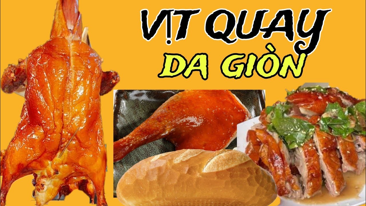 CHỊ CHỦ QUÁN CHIA SẼ:VỊT QUAY DA GIÒN,THỊT NGỌT,THƠM NGON.