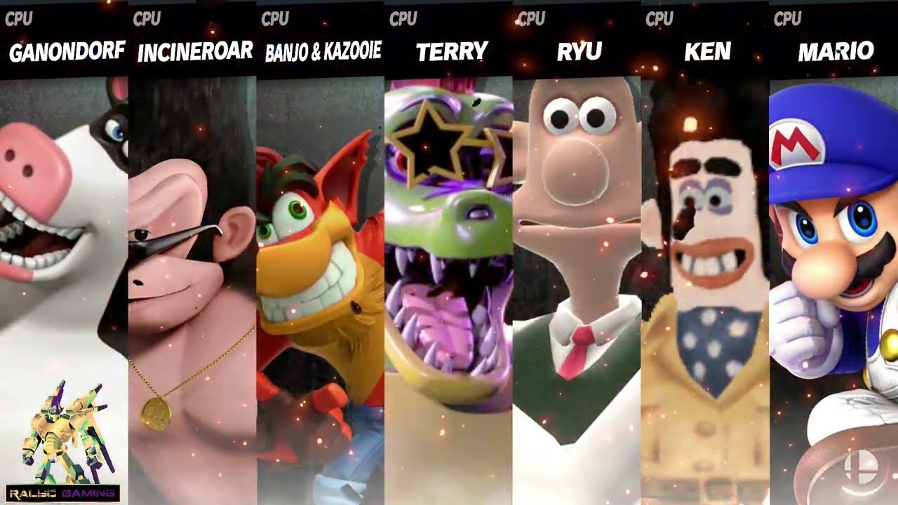 Otis vs Leo vs Crash vs Monty vs Wallace vs Victor vs Mario