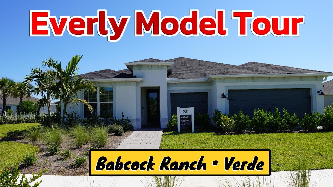 Everly Model Tour | 3 Bedroom + Den Home in Verde at Babcock Ranch