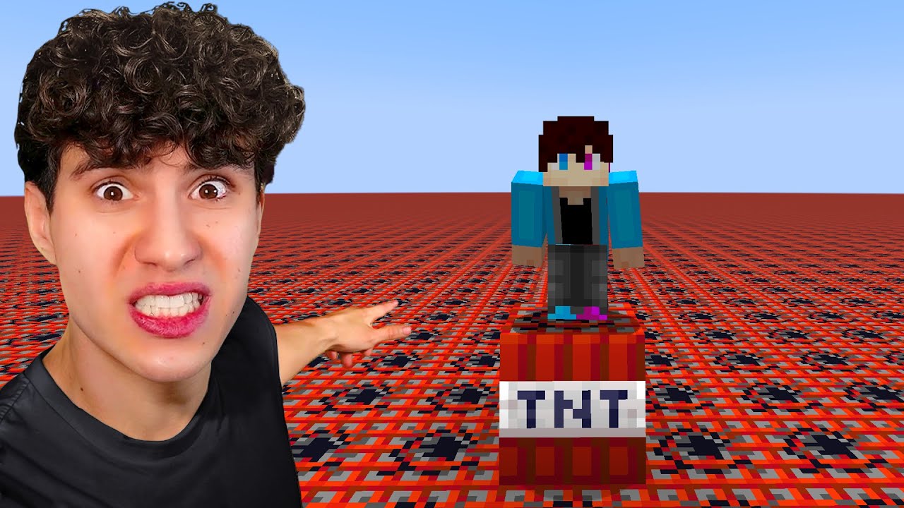 Ik Versla Minecraft In Een TNT Wereld
