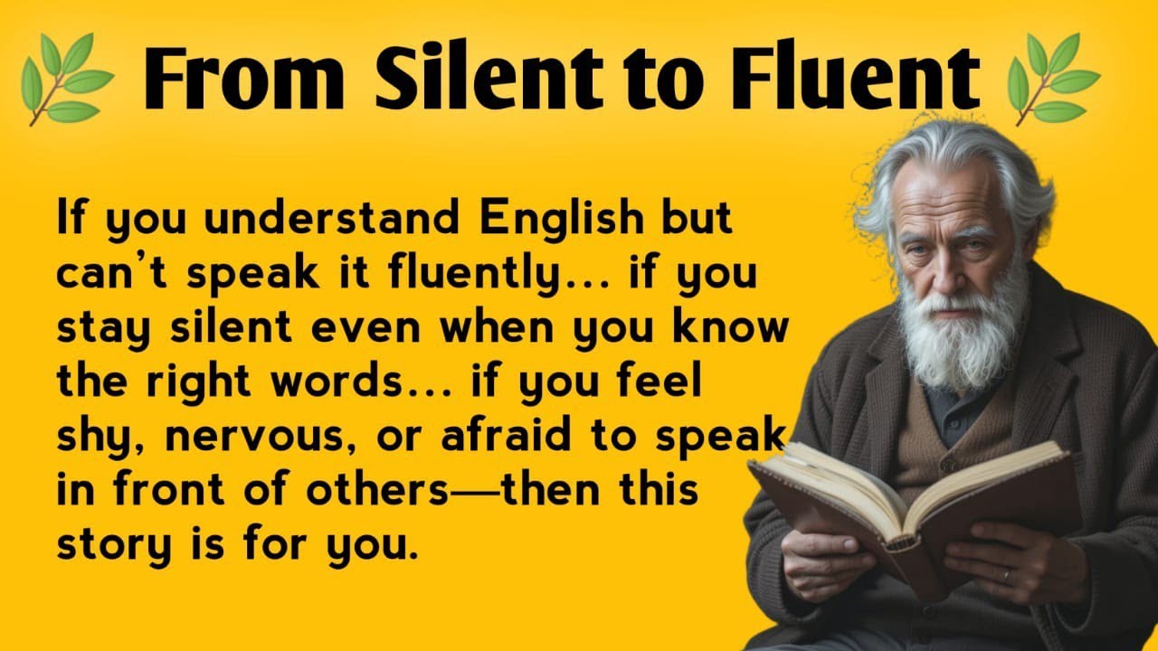 From Silent to Fluent || My Powerful Story 🔥 || Graded Reader || Improve Your English ✅
