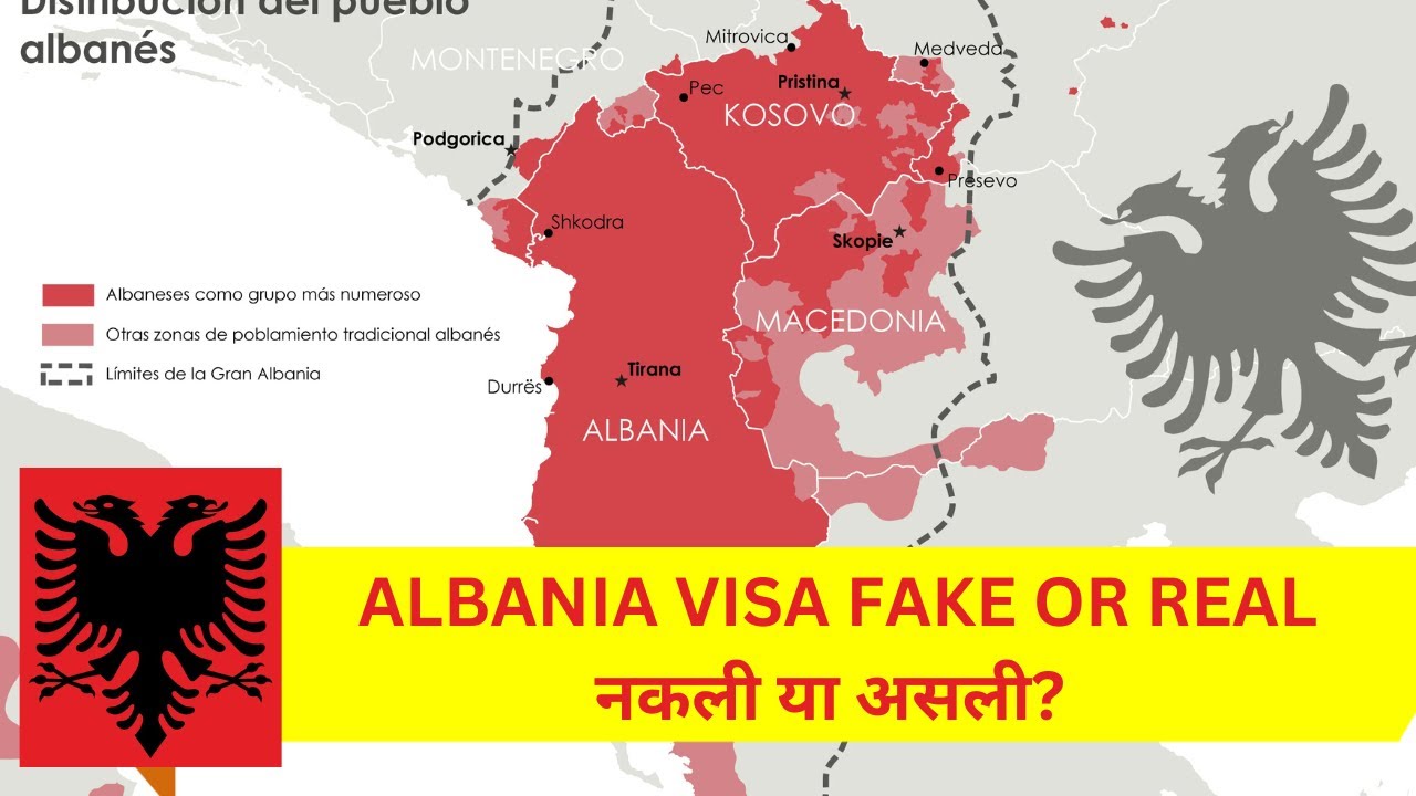 CHECK ALBANIA VISA FAKE OR REAL  नकली या असली  IN Fake in 2 min