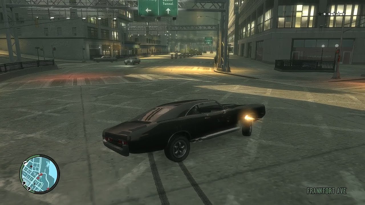 GTA 4 - Police chase with a deagle